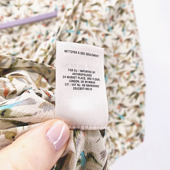 Leifnotes Side-Tied Sparrows Blouse - Picture 8 of 13